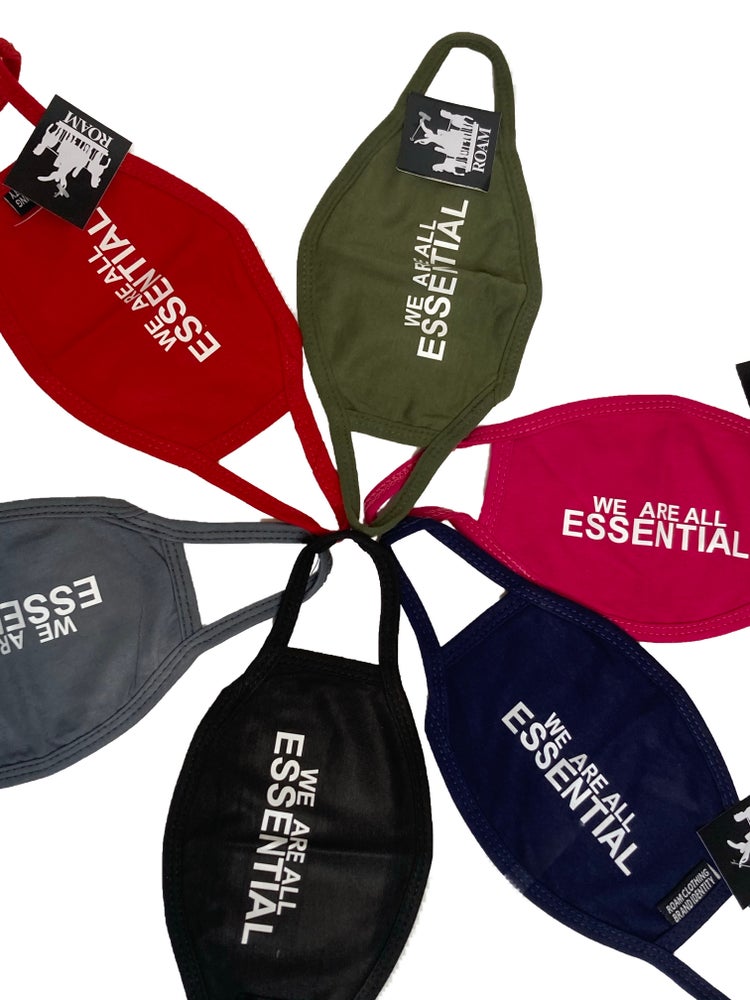 WE ARE ALL ESSENTIAL mask