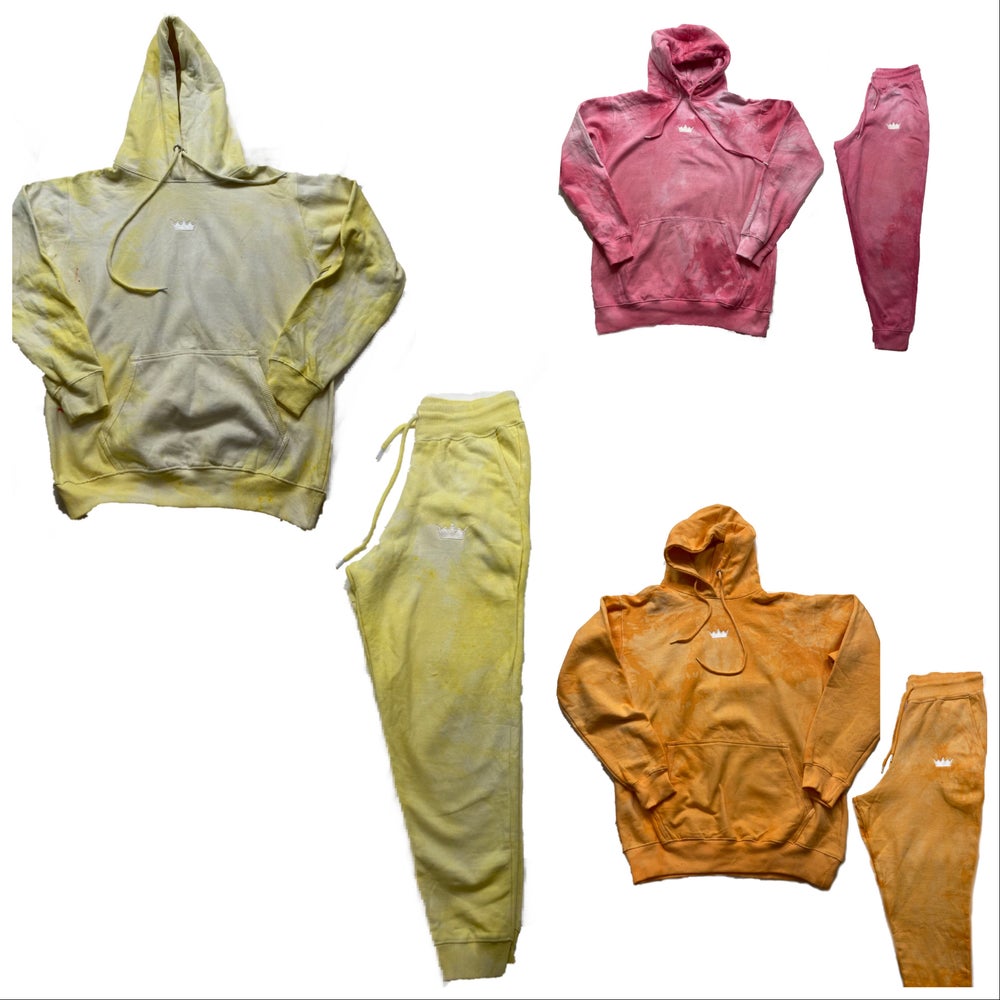 Custom Tie-Dye “Crown” Sweatsuit