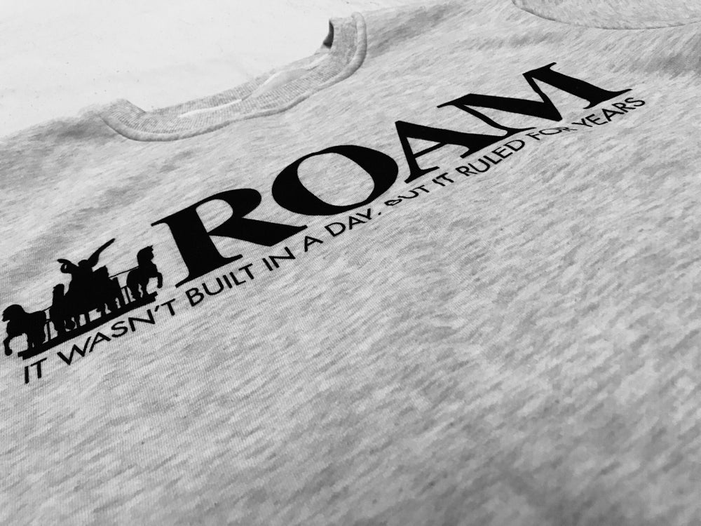 "It Wasn't Built In A Day" Logo Crewneck